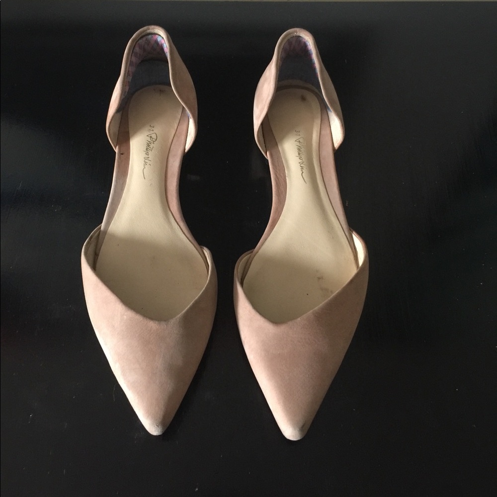 3.1 Phillip Lim d’Orsay Suede Flats